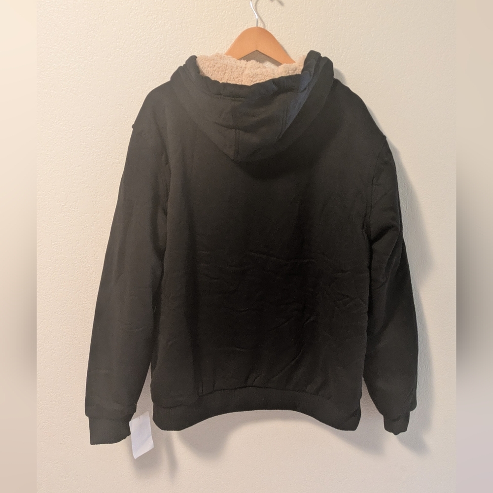 Rudolph Black Fleece-Lined Zip-Up Hoodie - Picture 2 of 7